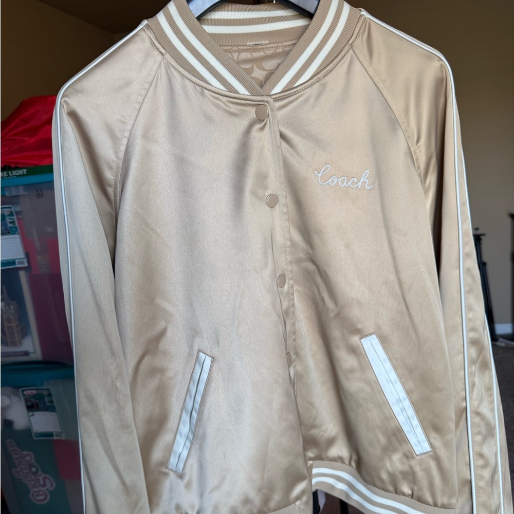 Coach Reversible Signature Souvenir Varsity Jacket XL (worn twice)